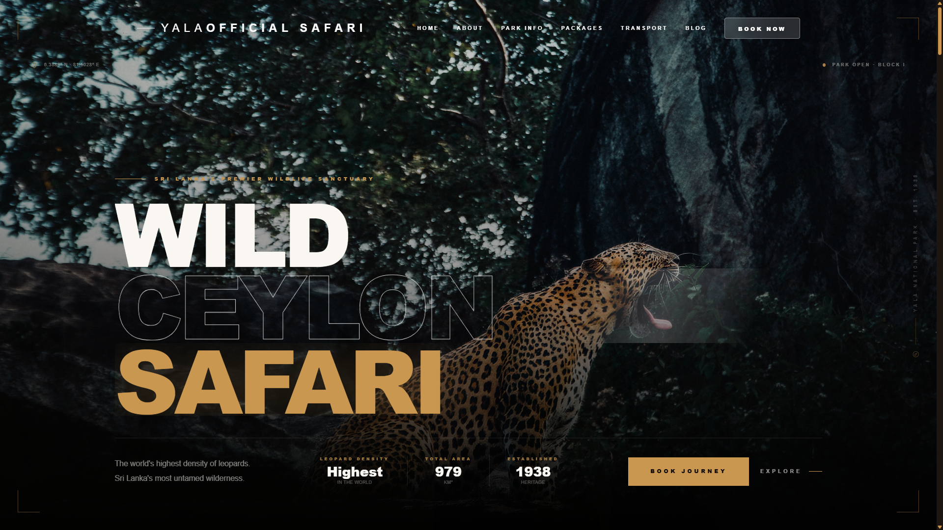 Yala Safari Booking and Admin Management Platform gallery image 1