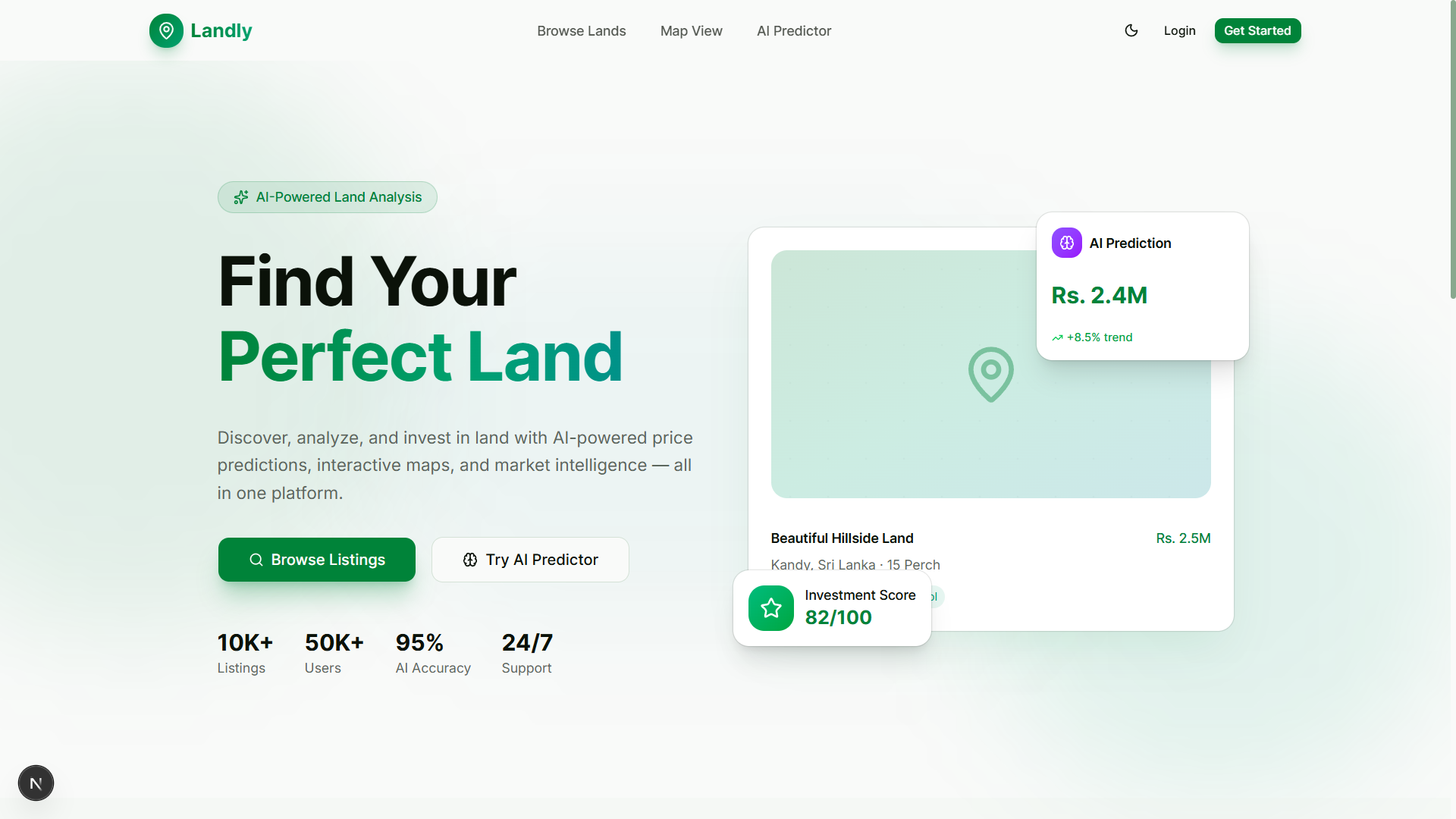Landly - AI-Powered Land Marketplace gallery image 1